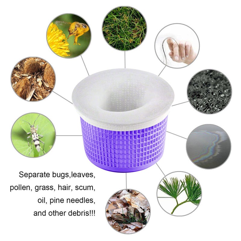 Coopache 30-Pack of Pool Skimmer Socks - Filters Baskets, Skimmers Cleans Debris and Leaves for In-Ground and above Ground Pools - Image 5